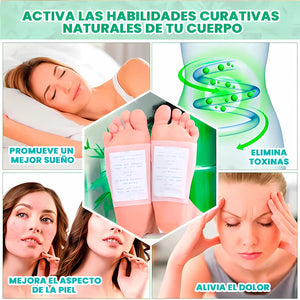 Parches Kinoki| Limpia tu cuerpo naturalmente mientras duermes W 😴🦶