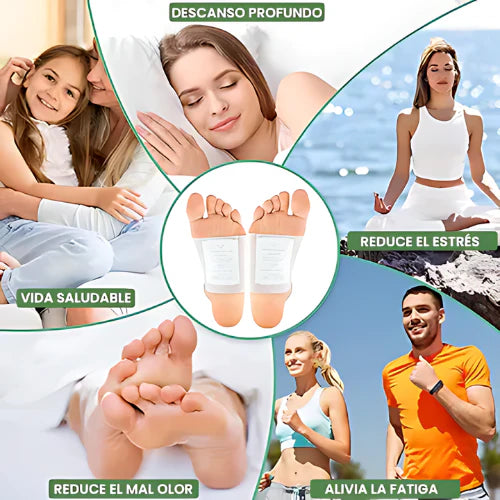 Parches Kinoki| Limpia tu cuerpo naturalmente mientras duermes W 😴🦶