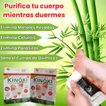Parches Kinoki| Limpia tu cuerpo naturalmente mientras duermes W 😴🦶
