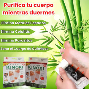 Parches Kinoki| Limpia tu cuerpo naturalmente mientras duermes W 😴🦶