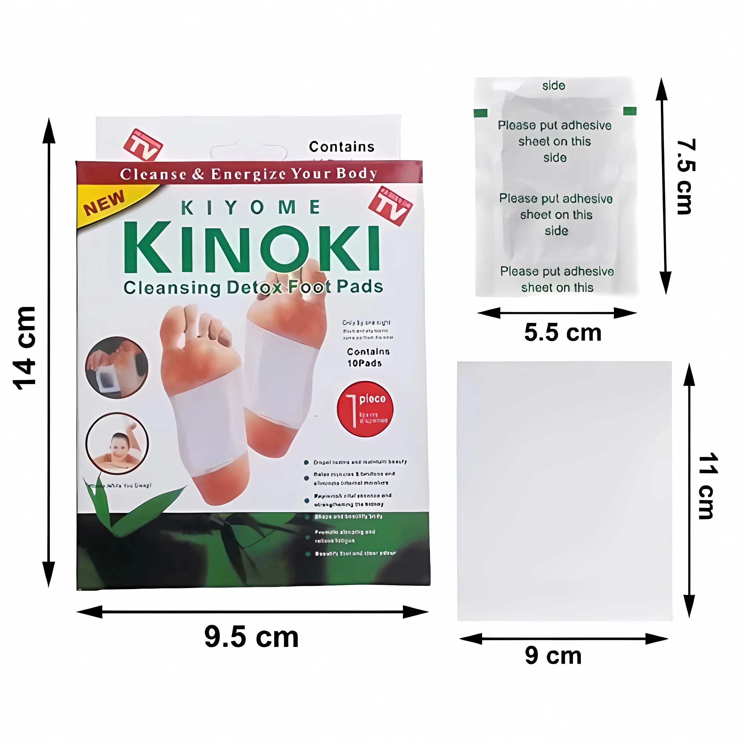 Parches Kinoki| Limpia tu cuerpo naturalmente mientras duermes W 😴🦶